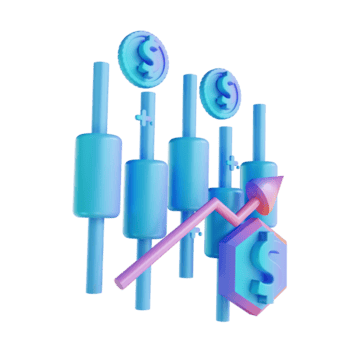 3d-illustration-colorful-money-rising-candlestick-chart-png
