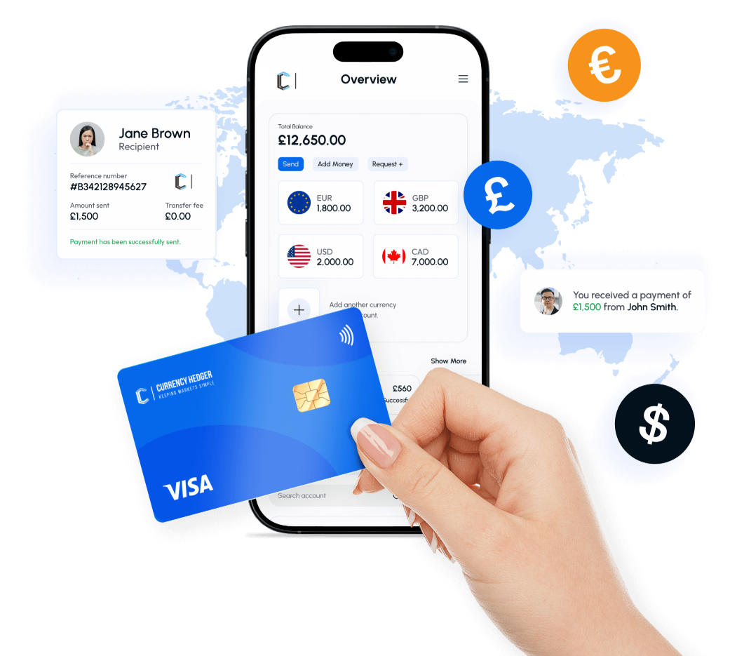 Currency Hedger multi-currency account platform